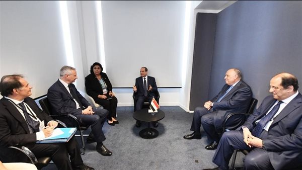  الرئيس السيسي يلتقي