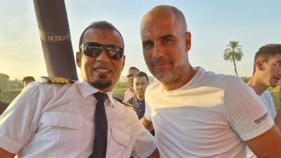 في ثاني أيام زيارته للمدينة.. جوارديولا من سماء الأقصر: لم أشاهد جمالًا مثل هذا