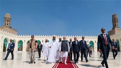 رئيس الوزراء الهندي بعد زيارته لمسجد الحاكم بأمر الله: شاهد رائع على ثراء تراث مصر وثقافتها