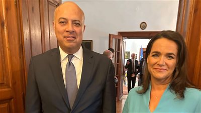 سفير مصر في بودابست يلتقي رئيسة المجر كتالين نوفاك