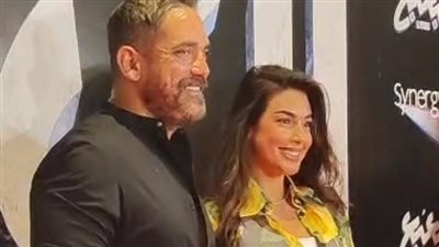 وصول ياسمين صبري إلى العرض الخاص لفيلم البعبع