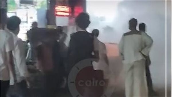 جانب من الحريق