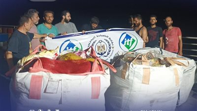 واجهوا الجوع والعطش.. الضباط البحريين تتدخل لإنهاء أزمة بحارة على المخطاف الخارجي لميناء دمياط