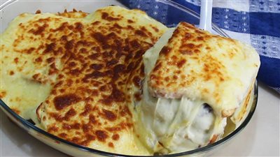 طريقة عمل المكرونة بالبشاميل بالفراخ للشيف الشربيني.. سر النجاح في التكات الصغيرة