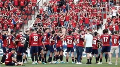 رسميا.. رفع الحظر عن أوساسونا ومشاركته في دوري المؤتمر الأوروبي 