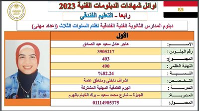 نتيجة الدبلومات الفنية 2023.. القاهرة والبحيرة يتصدران قائمة أوائل الشهادات الفنية