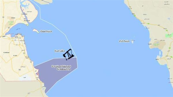 حقل الدرة بين الكويت