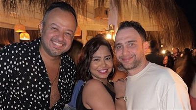 شيرين عبد الوهاب برفقة حسام حبيب في أحدث ظهور من الساحل الشمالي