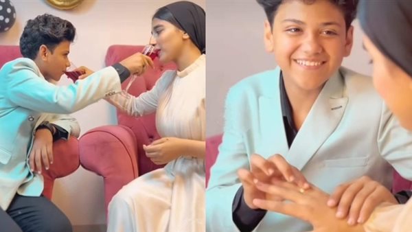 خطبة طفلين في عمر