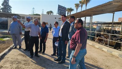 وزير الزراعة اللبناني يزور بعض مشروعات الثروة الحيوانية والسمكية المصرية