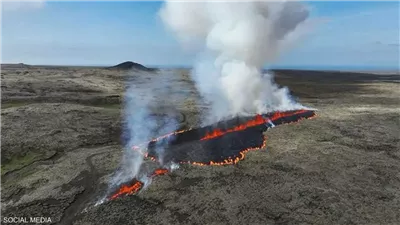  ثوران بركان في أيسلندا جنوب غرب العاصمة ريكيافيك | فيديو