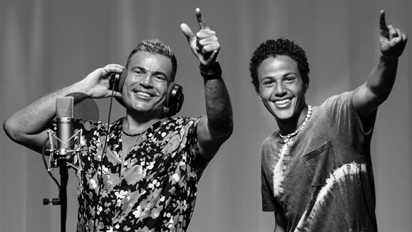 عمرو دياب ونجله عبد