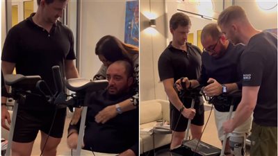 نجل محمد ثروت يستجيب للعلاج بعد 160 يومًا من إصابته بمرض نادر: قدرت أقف على رجلي | فيديو