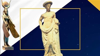  صنع من التراكوتا.. متحف مطار القاهرة يعلن عرض تمثال تناجرا لرجل