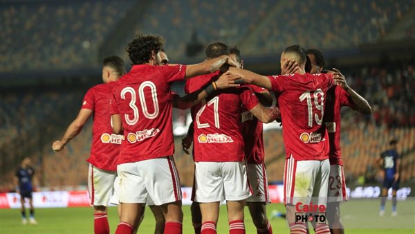 احتفال فريق الأهلي