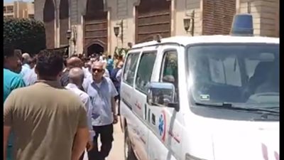 تشييع جثمان الراحل ياسر عبد القادر من مسجد كلية طب قصر العيني