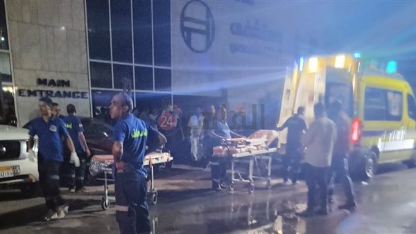 حريق مستشفى رسالة