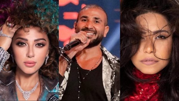 شيرين وأحمد سعد وميريام