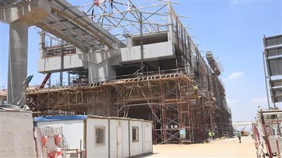 تربط القاهرة والجيزة بالعاصمة الإدارية.. صور ترصد معدلات تنفيذ محطة الفنون والثقافة أحدث محطات المونوريل