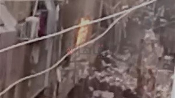 حريق شقة ترسا بعد