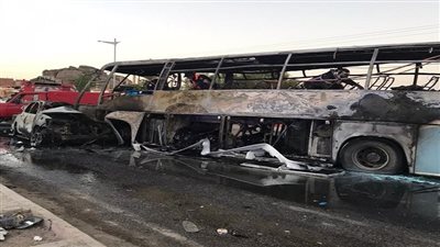 وفاة 34 جزائريًا حرقًا في حادث مروري مروع |صور