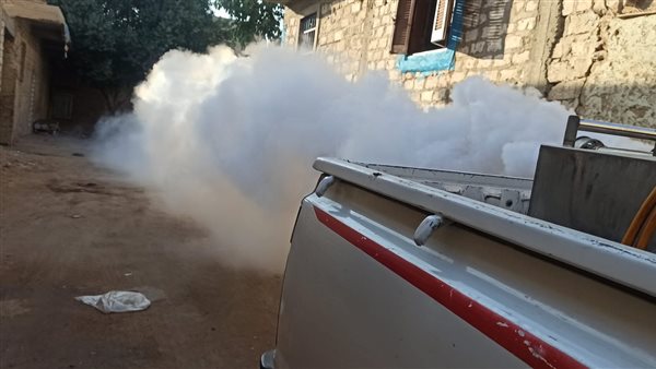 أعمال التطهير بقرية