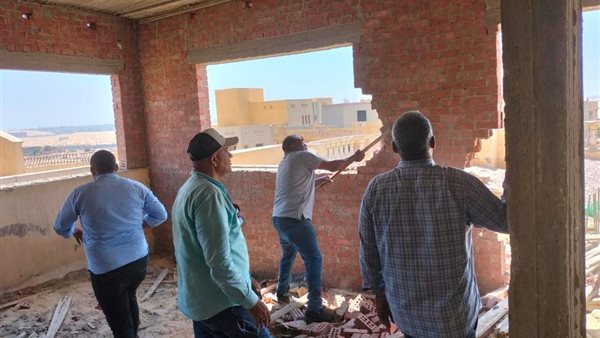 جانب من اعمال الإزالة