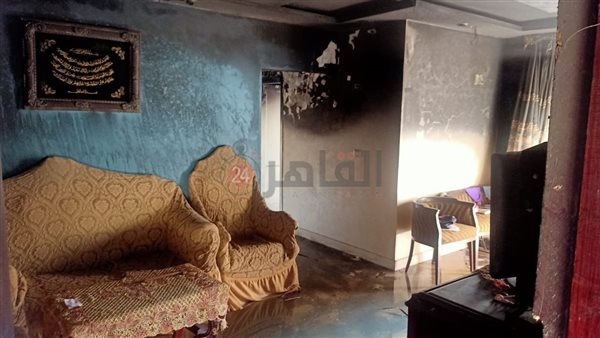 حريق شقة القاهرة