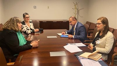 وزيرة التخطيط تلتقي رئيسة المجلس الاقتصادي والاجتماعي بالأمم المتحدة لبحث سبل التعاون