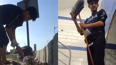 شاب سوري يطلق مبادرة لتنظيف نفق مهجور بـ مدينة العبور: ليست قمامتي لكنه وطني