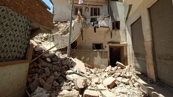 انهيار عقار في رشيد