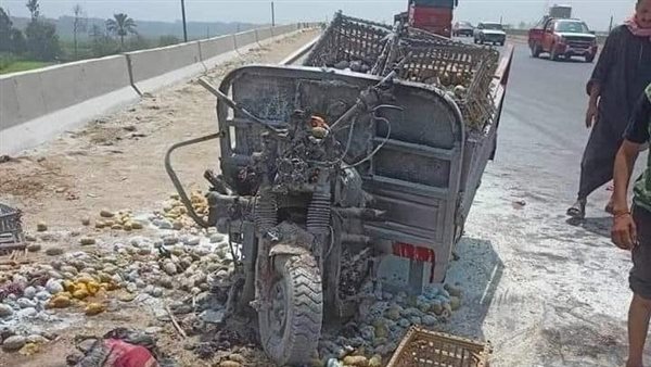 التروسيكل المحترق