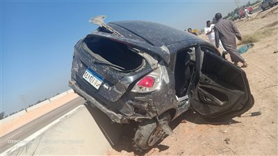 مصرع وإصابة 4 أشخاص في حادث انقلاب سيارة ملاكي بسوهاج 