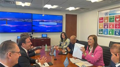 وزيرة التخطيط تلتقي مدير برنامج الأمم المتحدة الإنمائي لدعم سبل التعاون