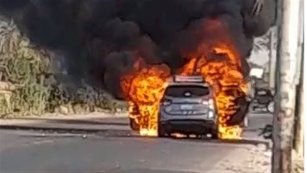 السيارة المحترقة