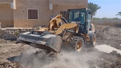 إزالة حالتي تعد على الأراضي الزراعية وحالة بناء دون ترخيص بالفيوم