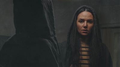 ركين سعد تكشف بوستر شخصيتها في مسلسل سفاح الجيزة