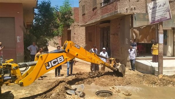 اعمال صيانة في المنيا