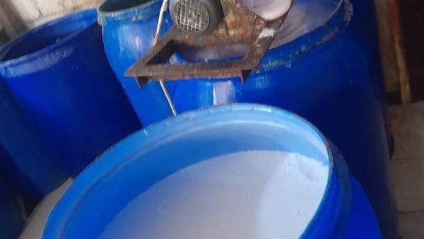 ضبط مصنع تصنيع المنظفات