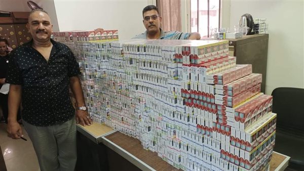ضبط 20 ألف علبة سجائر