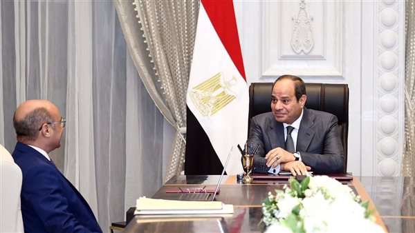 السيسي مع وزير العدل