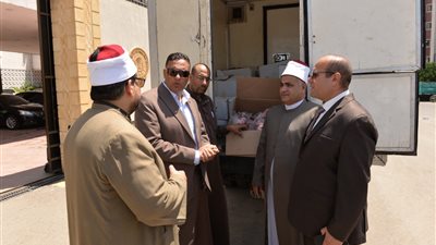 استلام الدفعة 29 من لحوم إطعام الطعام لتوزيعها على الأسر الأولى بالرعاية بالدقهلية