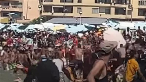 مشاجرة فى البحر بالإسكندرية