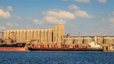 ميناء دمياط يستقبل 63 طن قمح على متن سفينة قادمة من روسيا