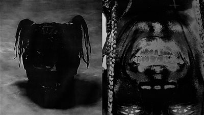 جمجمة وصورة لأسنانه.. ترافيس سكوت يروج لألبومه الجديد يوتوبيا بشكل غريب قبل حفله بالأهرامات