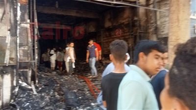 السيطرة على حريق بمول شهير بمطروح