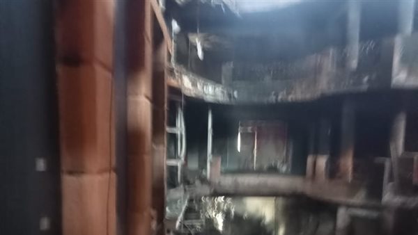 جانب من الحريق