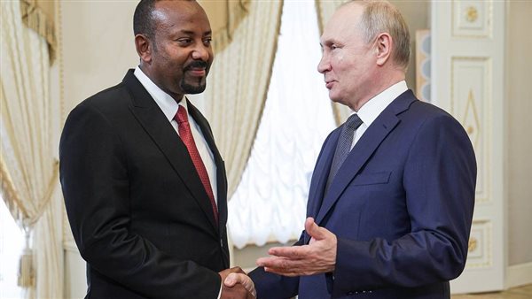 بوتين وآبي أحمد 