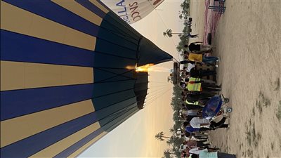 460 سائحًا بسماء الأقصر على متن 19 رحلة بالون طائر صباح اليوم 