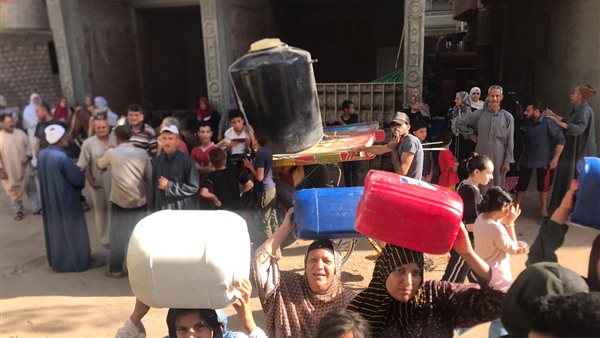 ازمة انقطاع المياه